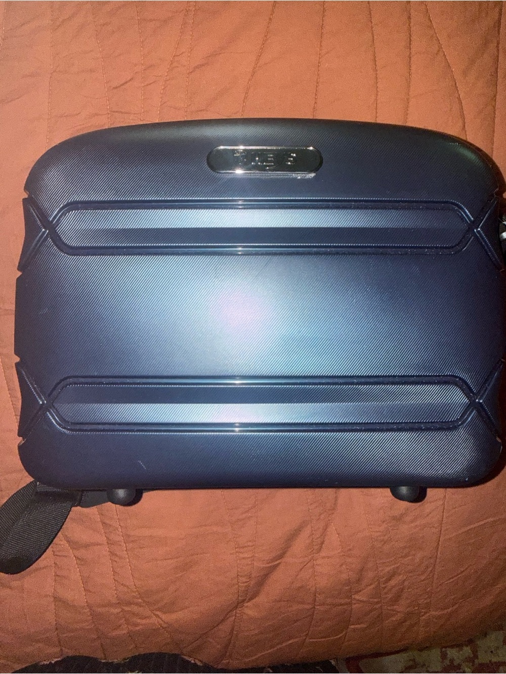 Brand New Heys Hard Shell Navy Blue Travel Carry-On Case